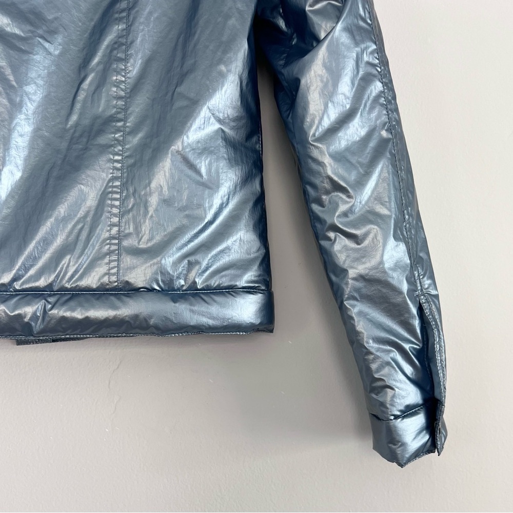 J. Society Society Metallic Jacket In Slate. View 6